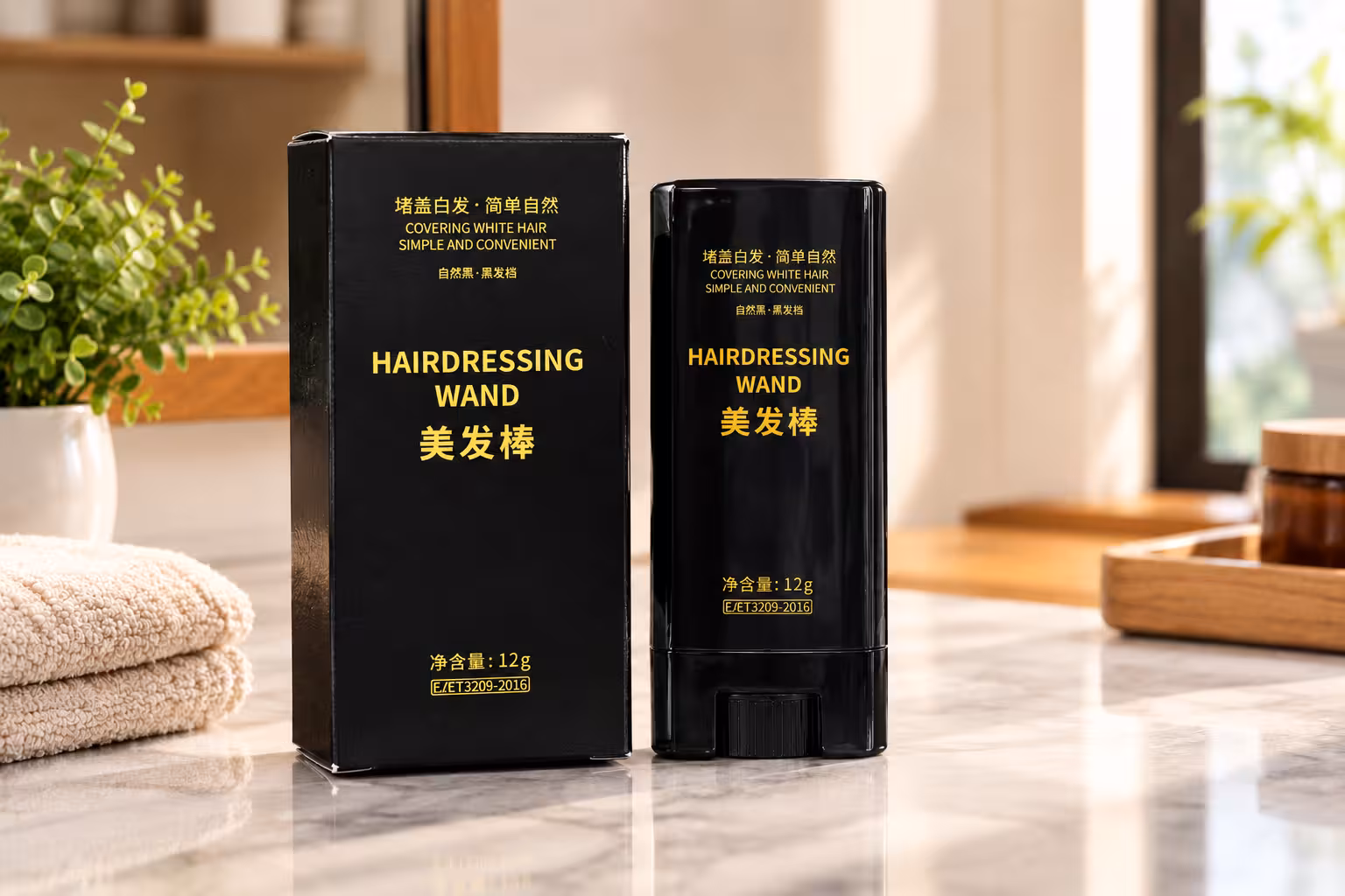 2-in-1 Hair Dye Stick / Hair Root Touch-Up Stick